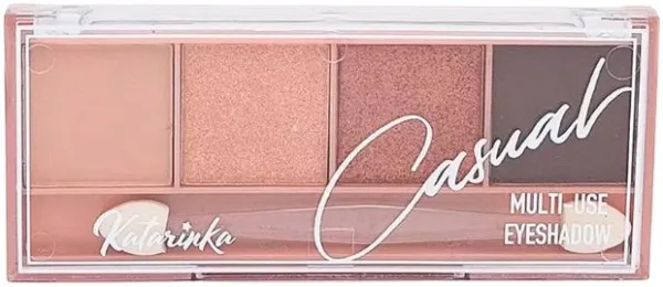 Палетка для макияжа Katarinka 12гр 115х50мм 4 цвета (тон 03)