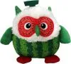 Игрушка мягкая ЗАБАВНЫЕ ФРУКТЫ Сова 20см (Цвет: зеленый)