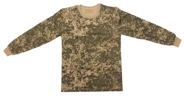 Футболка камуфляжная утепленная длинный рукав