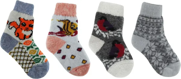 Носки детские разноцветные (р.18)