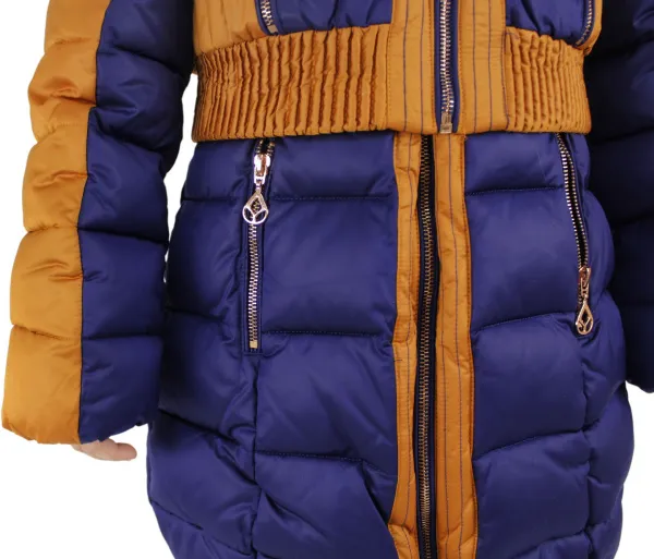 Bilemi, пальто-жил. для девочки зима 714026