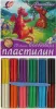 пластилин 12цв 210г луч фантазия восковой со стеком