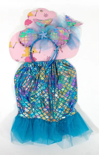 Костюм карнавальный Русалка ободок юбка палочка