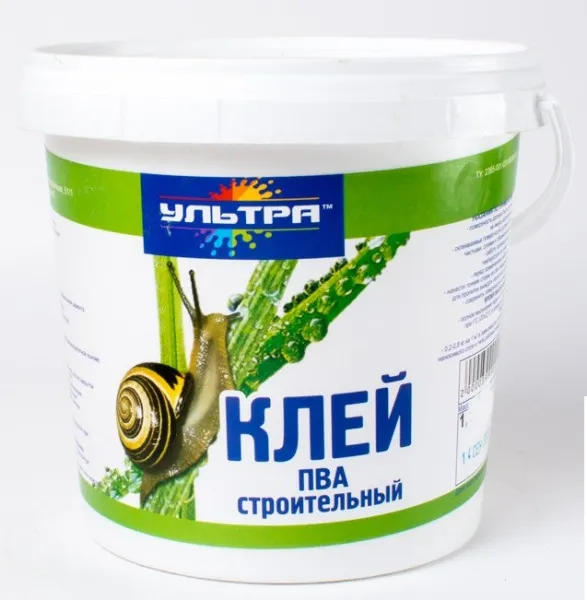 Клей УЛЬТРА ПВА 0.5кг строительный