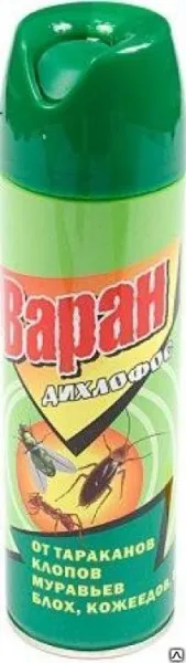 Средство инсектицидное ВАРАН А дихлофос 440мл универсальный от всех насекомых