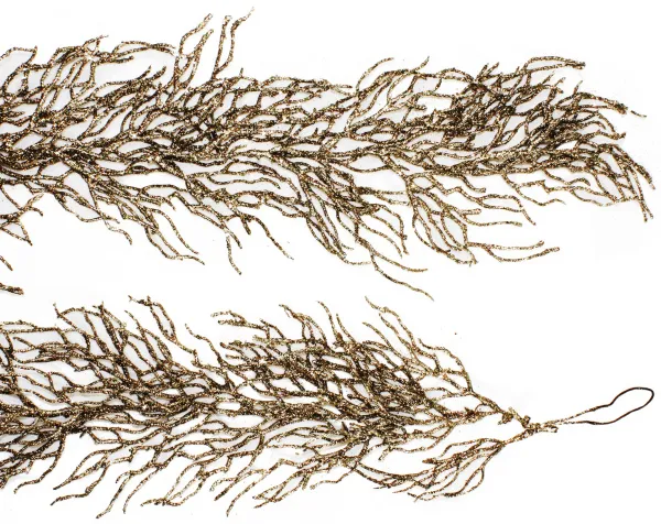 Гирлянда декоративная Пурга Размер: 1600х180х30мм (цвет: шампань)