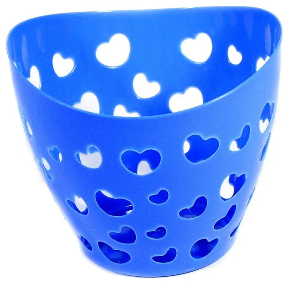 Корзина СЕРДЕЧКИ 28см 23х23х20 (гол)