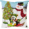 Подушка декоративная 40х40см (Зимняя прогулка)