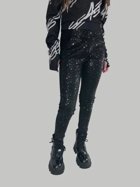 Брюки для девочки цвет: черный Deloras