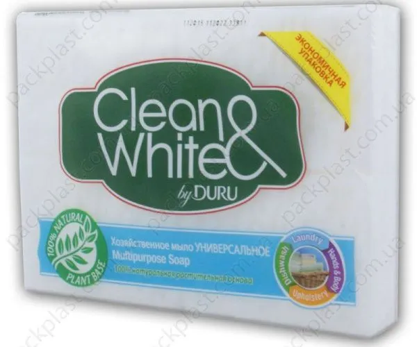 Мыло хозяйственное DURU CLEAN&WHITE 2х120г