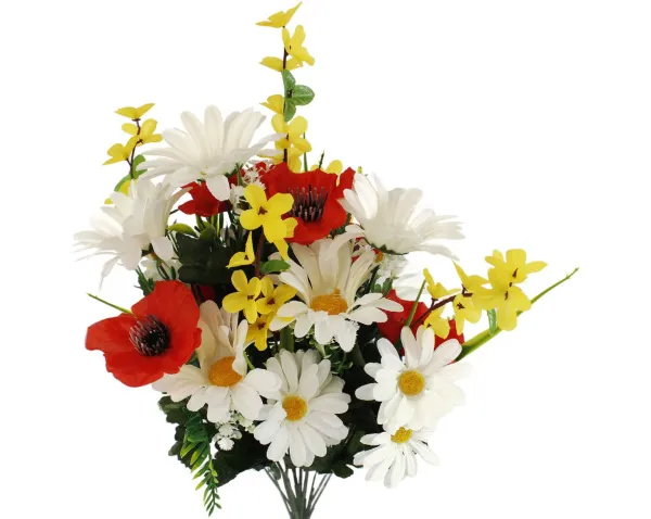 Декоративный букет очарование лета 18 веток 51см