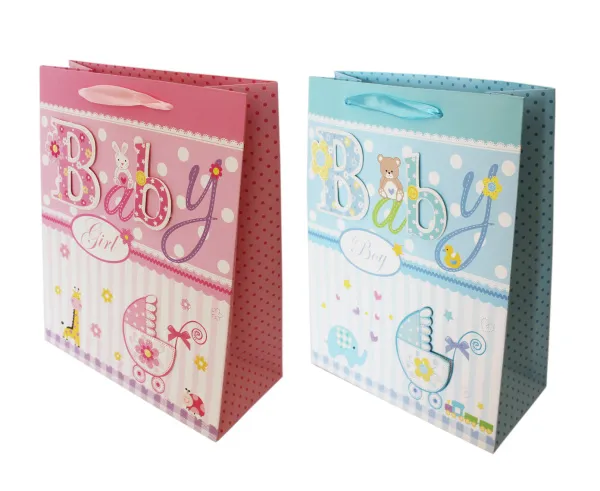 Пакет подарочный 23х18х10см Baby