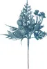Ветка декоративная Фантазия Размер: 13х3х25см (Цвет: голубой)