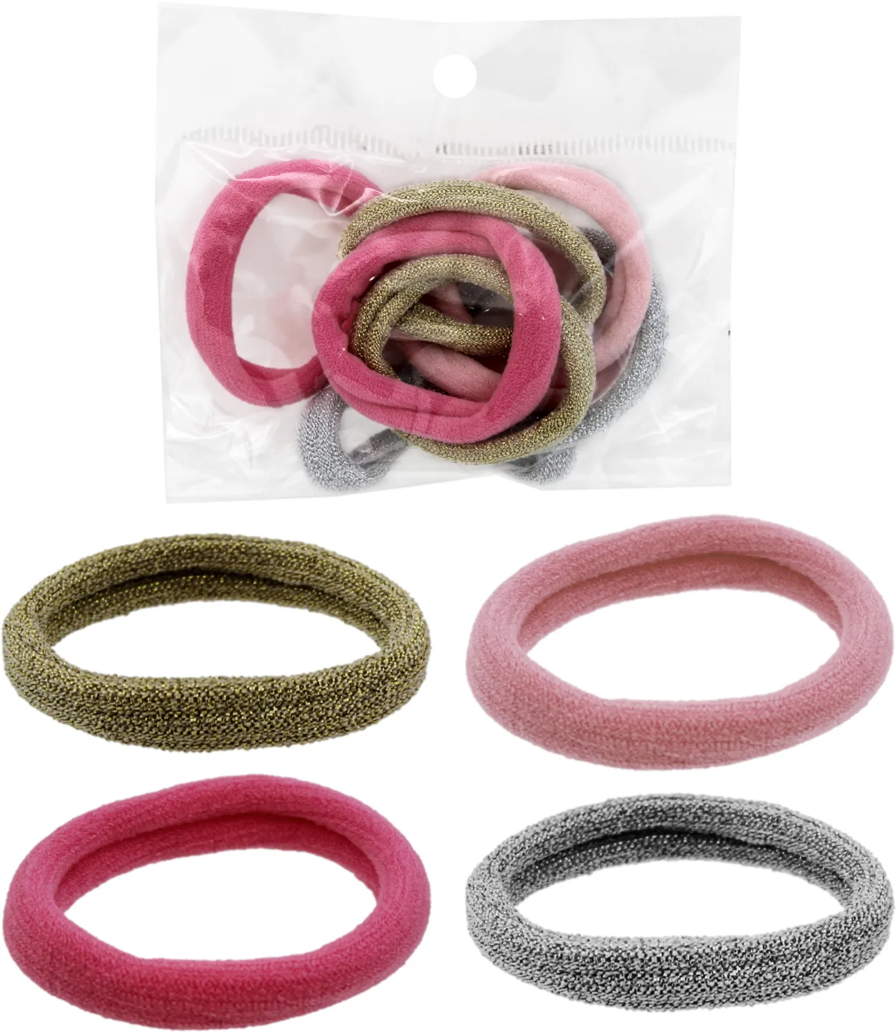 Резинка для волос Ассорти 8шт