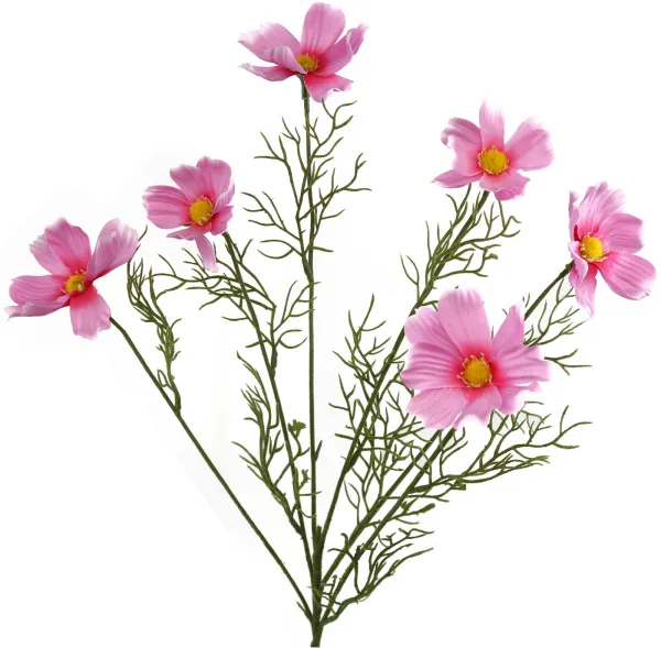 Цветок декоративный Космея Размер: 15х15х64см (Цвет: розовый)