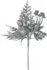 Ветка декоративная Фантазия Размер: 13х3х25см (Цвет: серебро)