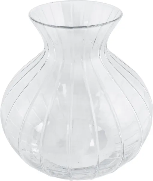 ваза для цветов, вертикальные полосы, 13х14см