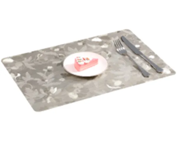 Салфетка подставочная флора золото из пвх 43х28см с узором