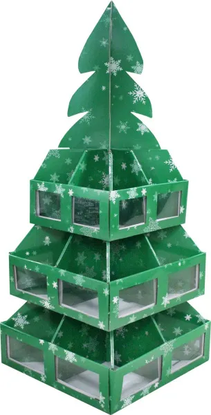 Дисплей бокс Елка 165х70х70см зеленый