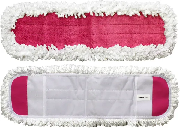 Запасная часть-МОП NataM из микрофибры к швабре XY6623 Размер: 58х18см (цвет: розовый)