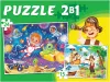 Пазлы макси 15/24 элемента 2в1 (Пираты и космос ПМ15-24-8103)