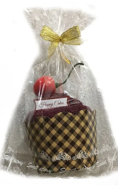 Полотенце Пирожное размер 30х30см 100% хлопок, плотность 400гр/м2 Вес 40гр п/у