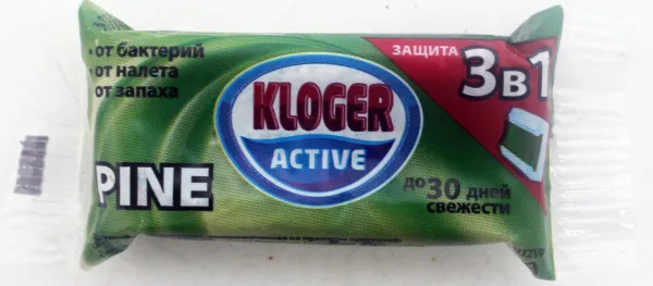 ЧС KLOGER 40г для унитаза с гелевыми вставками запасной блок