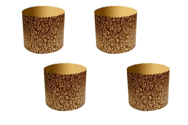 Пасхальные формы для кулича 90х90 4шт бумажные