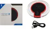 Беспроводное зарядное устройство Qi Wireless Charging совместимость iOS Android  (Цвет: черный.)