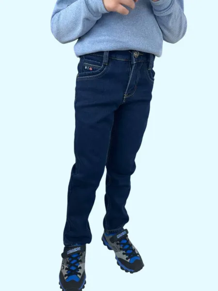 Джинсы утепл. для мальчика арт. В003 (р.L/11)