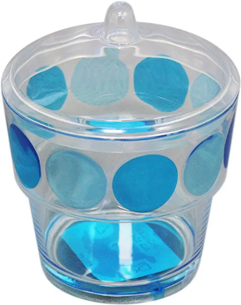 Банка 450мл 125х100х100мл с крышкой (гол. // PN1047D-PS)