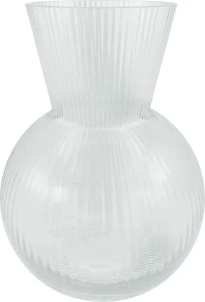 ваза для цветов, тонкая полоска, 13х18см