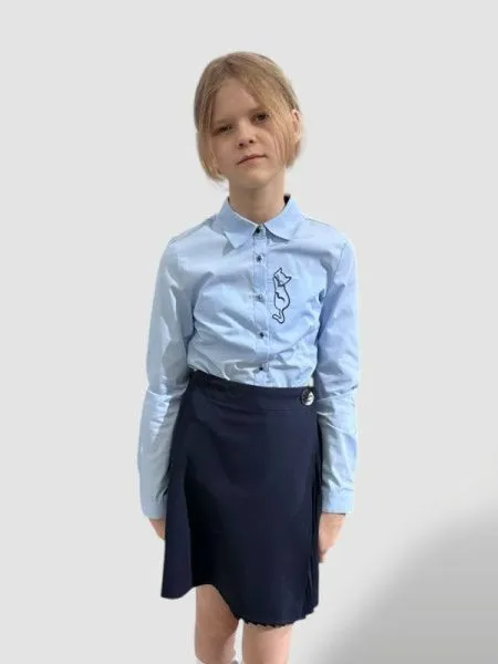 Блузка для девочки школьная Deloras