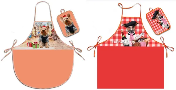 Кухонный набор фартук-печать 1/2, прихватка 1шт)