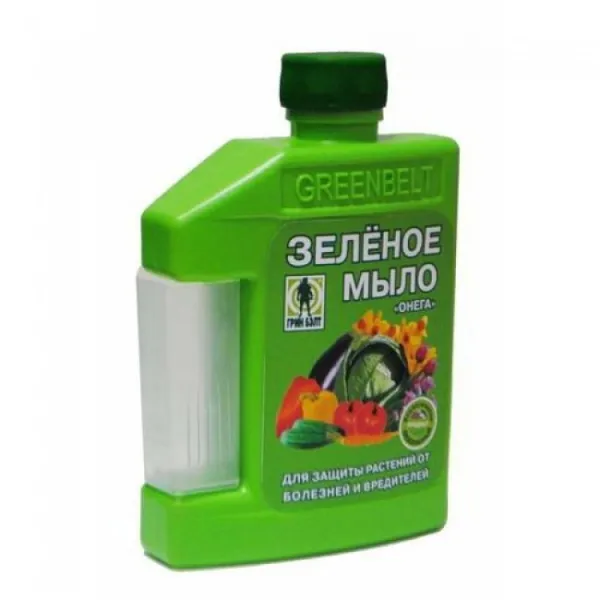 Средство инсектицидное GREEN BELT Зеленое мыло 250мл от вредителей и болезней 