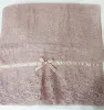 Полотенце махровое 40х90см плотность 430гр/м цвет пудровый