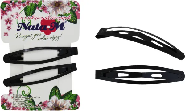 Зажим для волос 6см