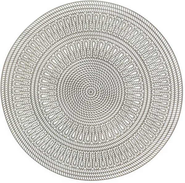 Салфетка подставочная ПВХ Вязание Размер: 38см Цвет: ассорти