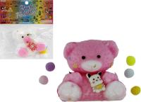 Игрушка антистресс Медвежонок, сквиш с декором 6,5см