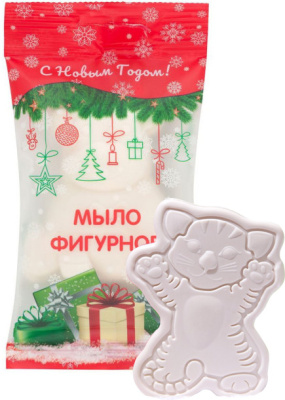 Мыло туалетное С Новым Годом! 60г фигурное (Тигр)