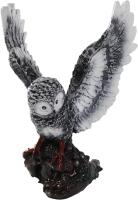 Сувенир статуэтка Сова на коряге h32см
