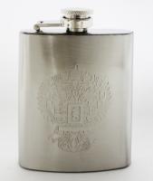 фляжка 90мл, 8см, орёл, металлическая