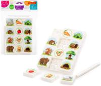 Игра развивающая ПОЛЕСЬЕ Ассоциации Дикиен животные 12 элементов 