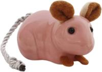 Сувенир 4.5х7х10см Розовая мышь