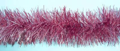 Мишура со средним ворсом d7.5х200см (красн)