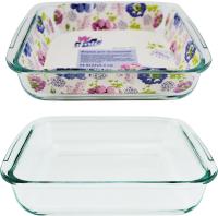 Форма для выпекания Atmix стеклянная квадратная 1800 мл