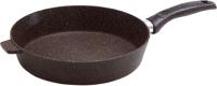 Сковорода Хозяюшка d 240мм Браун с пластиковой ручкой антипригарное покрытие 