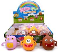 Игрушка-антистресс Монстрик,  размер: 8,5х9,5х6,5см, наполнение мука