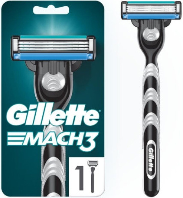 Станок GILLETTE Mach3 с 1 сменной кассетой  (1147)