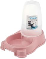 Автокормушка для кошек и собак Колор-Один дома 275х176х25мм цвет: нежно розовый